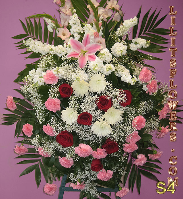 Sympathy Florist Delivery  to Forest Lawn Glendale, ca- Funeral Spray with carnations and white stocks -
Lilit's Flowers is the premier sympathy online flower shop for the Glendale and the surrounding towns. Order flowers online from Glendale Florist for same day local flower delivery from conveniently located shops in Southern California to send flowers to Glendale, Los Angeles,  Hollywood, Echo Park, Silver Lake, Atwater Village, Burbank, Sherman Oaks, La Cañada, Flintridge, Pasadena, San Marino, Alhambra, Arcadia, Thousand Oaks, Tarzana, Tujunga, La Crescenta,Toluca Lake, Burbank Hollywood Hills and more.

Make sure to share with us your arrangement.
 https://goo.gl/maps/Jgj1JeCetJv - pink carnations and red roses - Glendale Florist Funeral Spray for Forest Lawn Glendale 